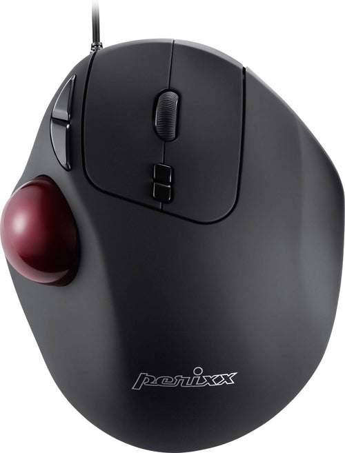 PERIXX Trackball-Maus – Ergonomisch, USB-Anschluss