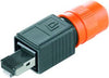Weidmüller RJ-45 Steckverbinder – Cat6/6a, Schwarz-Orange