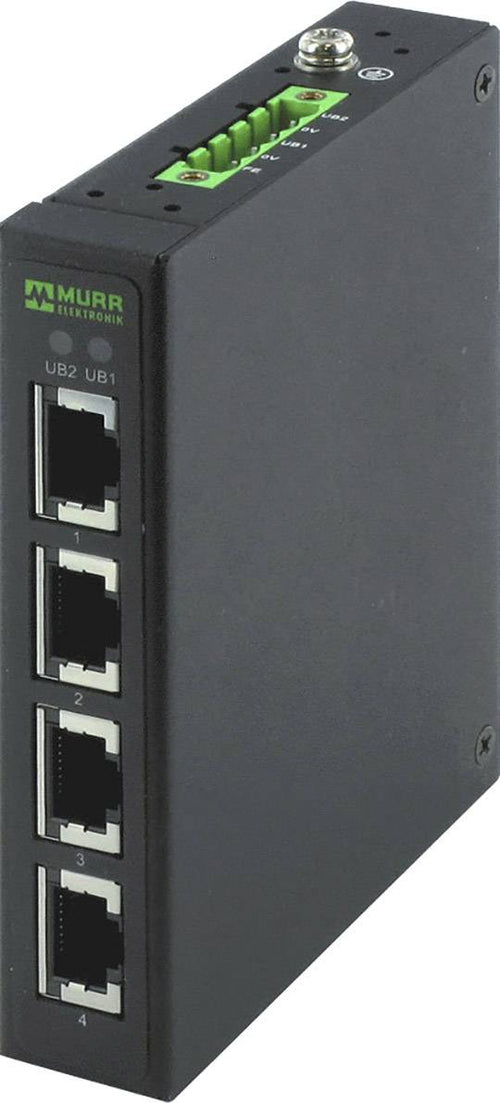 MURRELEKTRONIK Netzwerk Switch – 4 RJ45-Ports für zuverlässige Verbindungen