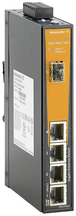 Weidmüller Ethernet Switch – 5 Ports für zuverlässige Netzwerke