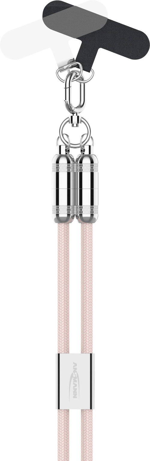 ANSMANN USB-Kabel – Lightning auf USB-C, 1,2 m, Pink