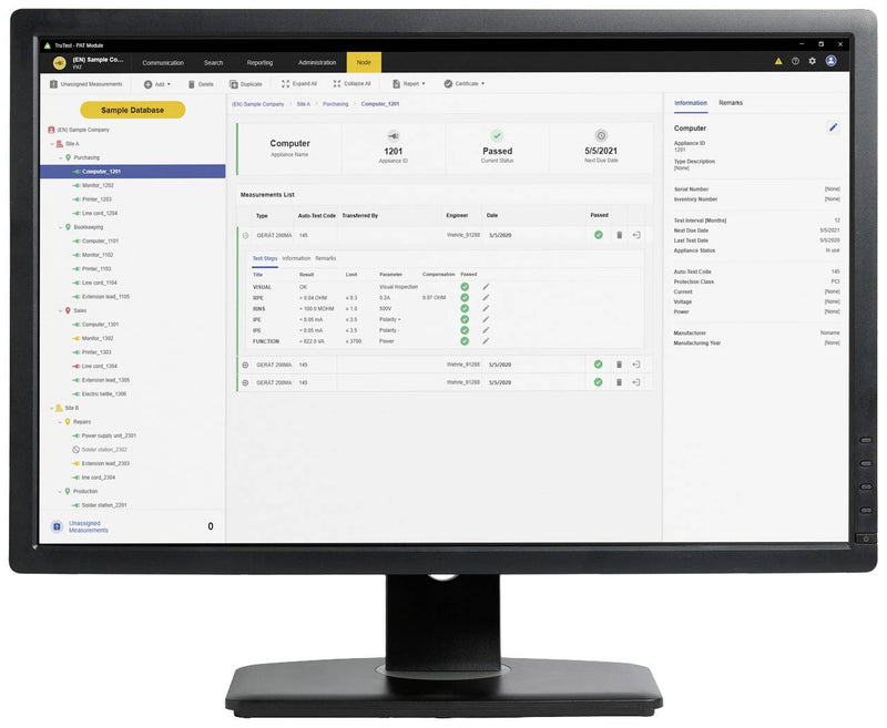 Fluke TruTest Software – Einfache Messdatenverwaltung