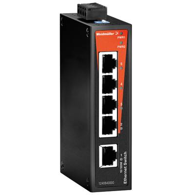 Weidmüller Netzwerk-Switch – 5 Ports, einfacher Anschluss