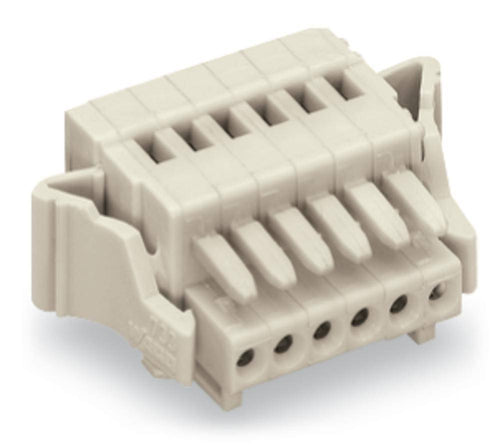 WAGO Buchsengehäuse-Kabel – 3-polig, 2.5 mm Rastermaß