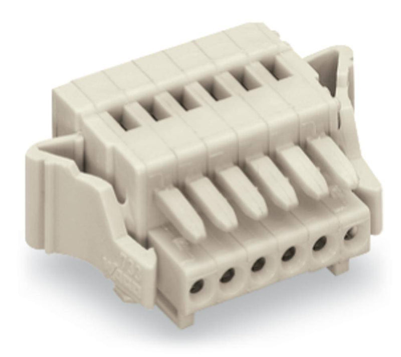 WAGO Buchsengehäuse-Kabel – 3-polig, 2.5 mm Rastermaß