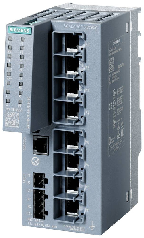 Siemens Netzwerk-Switch – 8 Ports, robustes Design