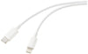 CONRAD Renkforce USB-Kabel – USB-C zu Lightning, 2 m, Weiß