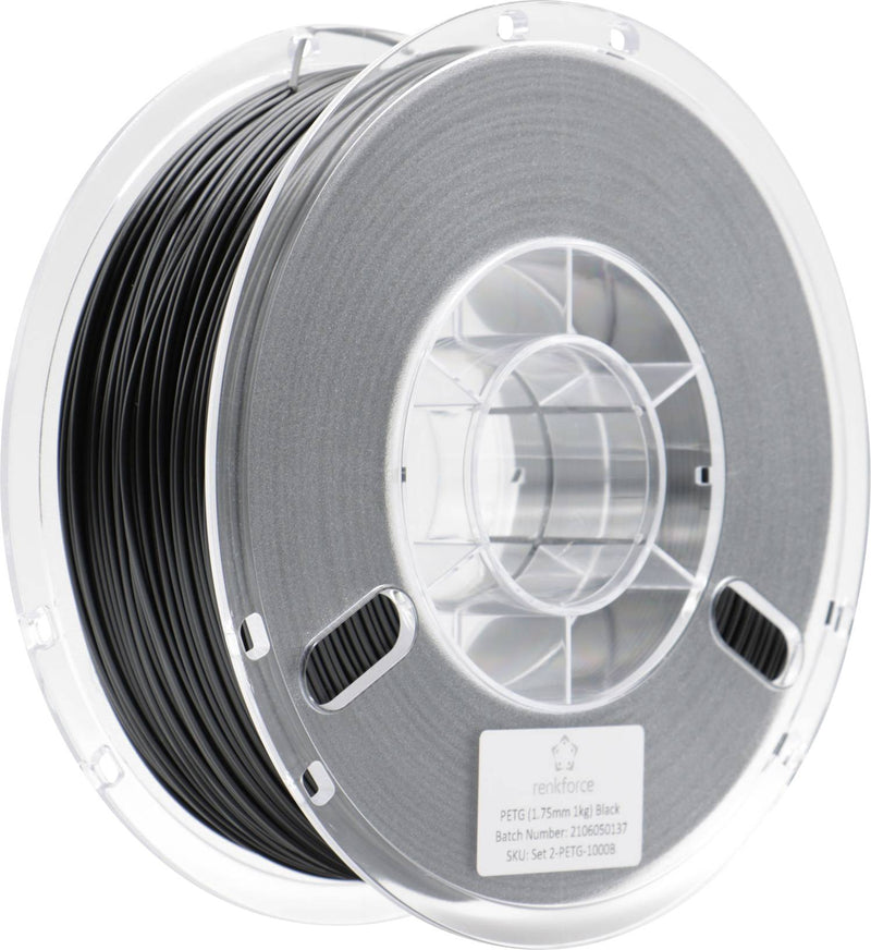 CONRAD 3D-Druck Filament – PETG, Schwarz, 1 kg