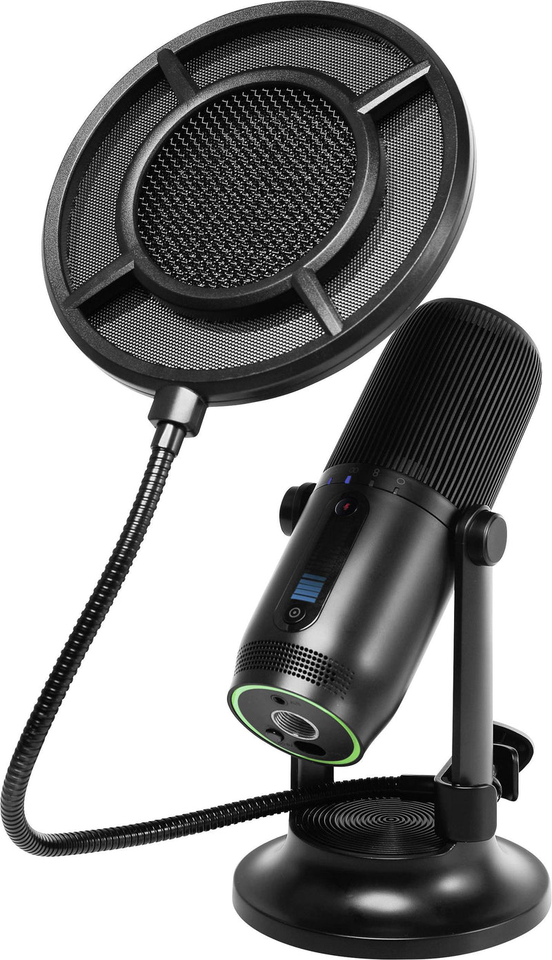 Thronmax USB-Mikrofon – Studioqualität, RGB-Beleuchtung