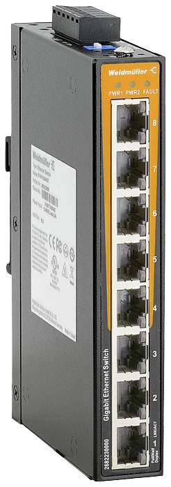 Weidmüller Netzwerk-Switch – 8 Ports für zuverlässige Verbindungen