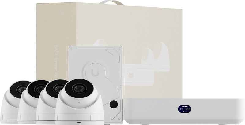 Ubiquiti UniFi Video Recorder – Komplettset mit 4 Kameras