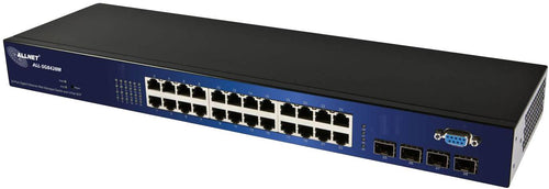 ALLNET 24-Port Gigabit Switch – Lüfterlos, Smart Managed