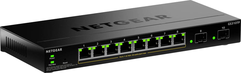 Netgear 8-Port Gigabit Switch – PoE+, Smart Management