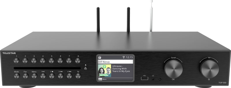 Telestar Digital Multifunktionsradio – Musik, Nachrichten, Wecker