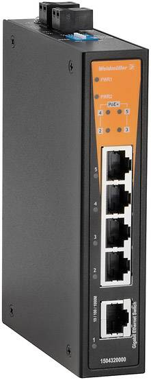Weidmüller Netzwerk-Switch – 5 Ports, PoE-Unterstützung