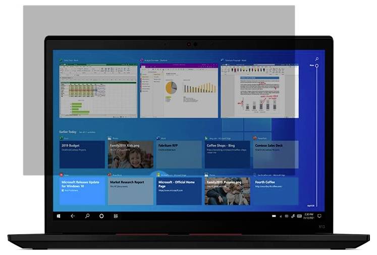 Lenovo Blickschutzfilter 13,3" – Schutz vor neugierigen Blicken