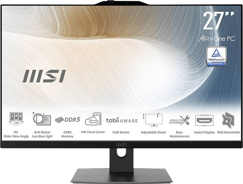 MSI 27" All-in-One PC – Core i5, 16 GB RAM, 512 GB Speicher