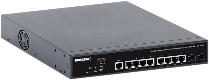 INTELLINET 10-Port Switch – PoE++ für einfache Netzwerkverwaltung