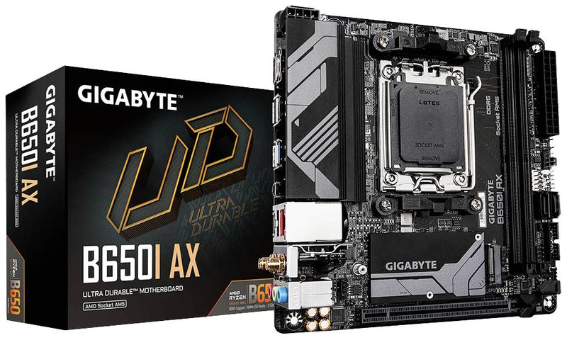 GIGABYTE Mini-ITX Motherboard – Wi-Fi 6E, Bluetooth