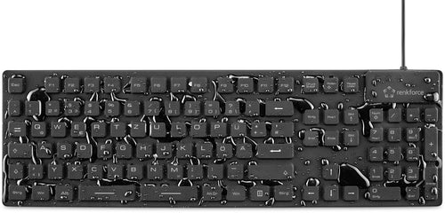 Renkforce USB-Tastatur – Wasserdicht, robuste Bauweise