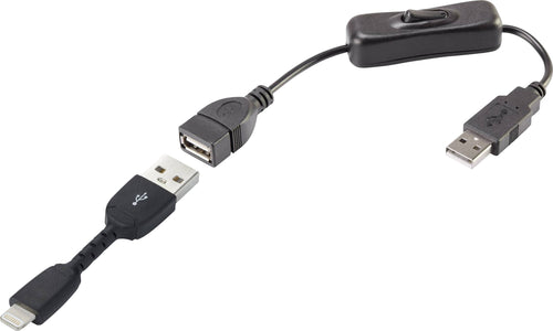 Conrad Renkforce USB-Kabel – Für Apple Lightning Geräte, 30 cm