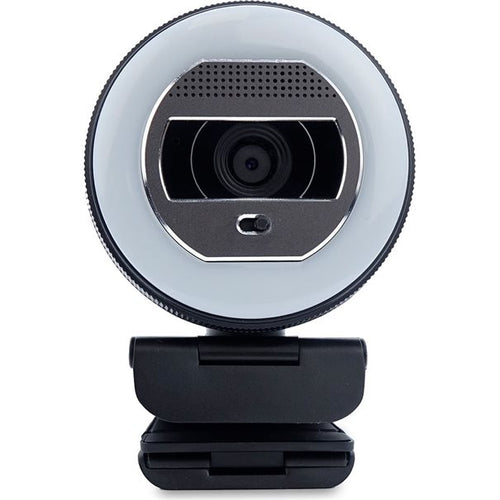 WORTMANN TERRA Webcam – Mit LED-Lichtkranz für klare Videoanrufe
