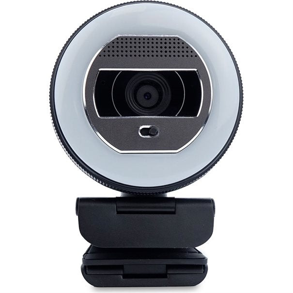 WORTMANN TERRA Webcam – Mit LED-Lichtkranz für klare Videoanrufe