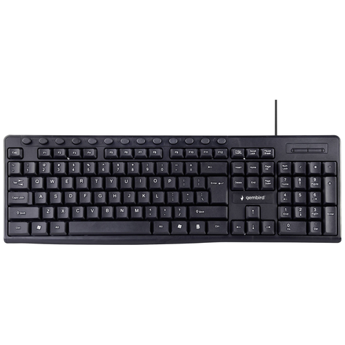GEMBIRD Multimedia-Tastatur – USB-Anschluss, 13 Sondertasten