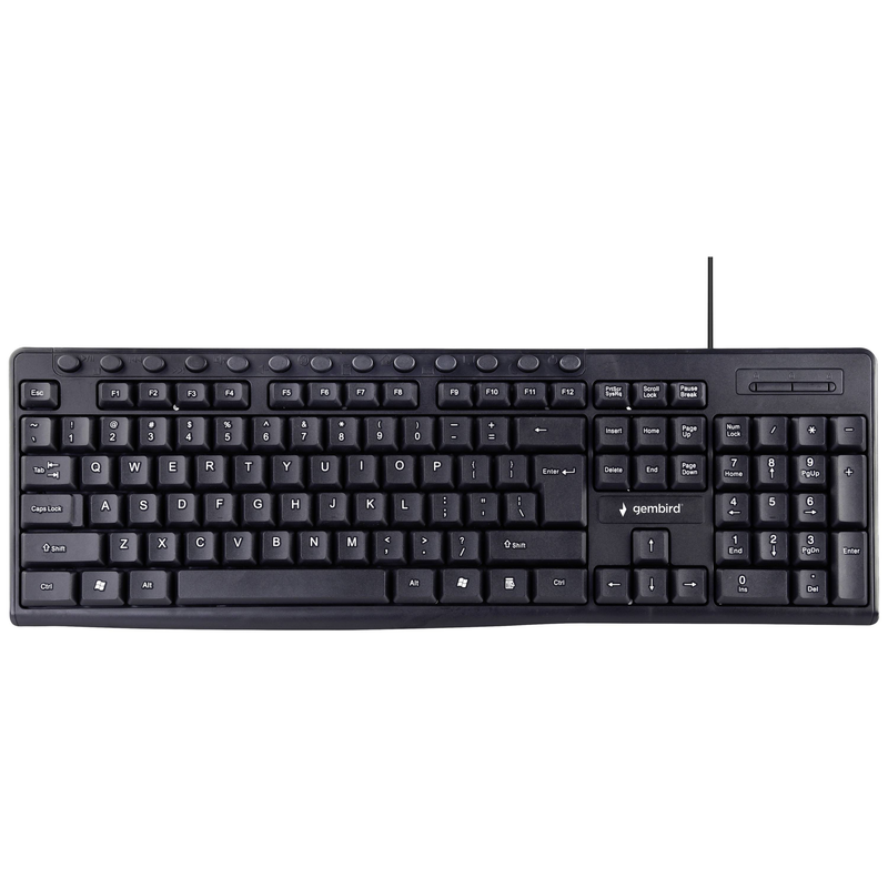 GEMBIRD Multimedia-Tastatur – USB-Anschluss, 13 Sondertasten