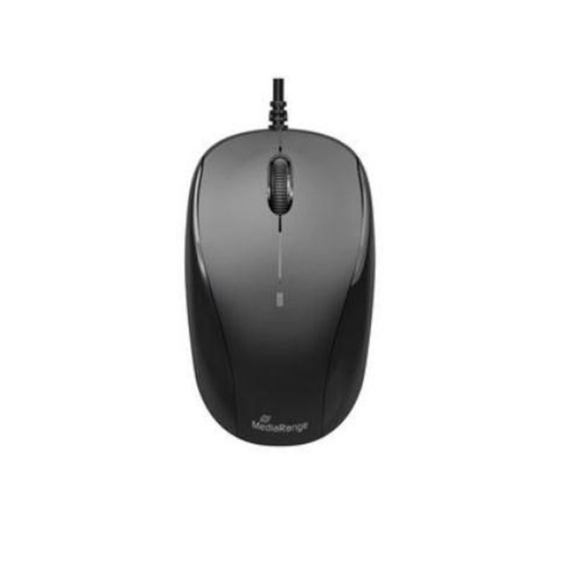 MEDIARANGE USB-Maus – Optisch, 3 Tasten, einfach zu bedienen