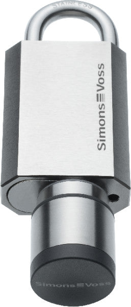 SimonsVoss Digitales Vorhangschloss – Bügel-Ø 8 mm, Bügelhöhe 25 mm, selbstverriegelnd, für Transponder