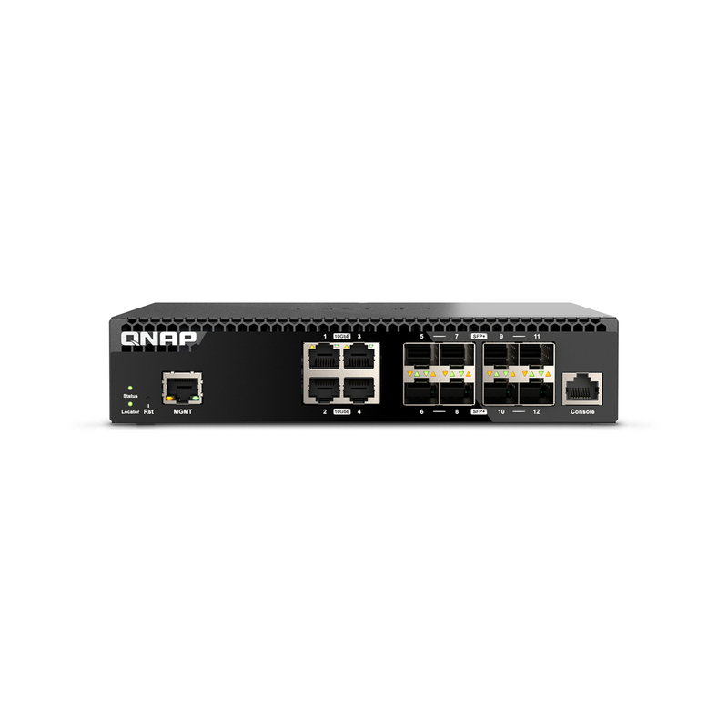 QNAP Management Switch – 12 Anschlüsse, 10 Gigabit Ethernet