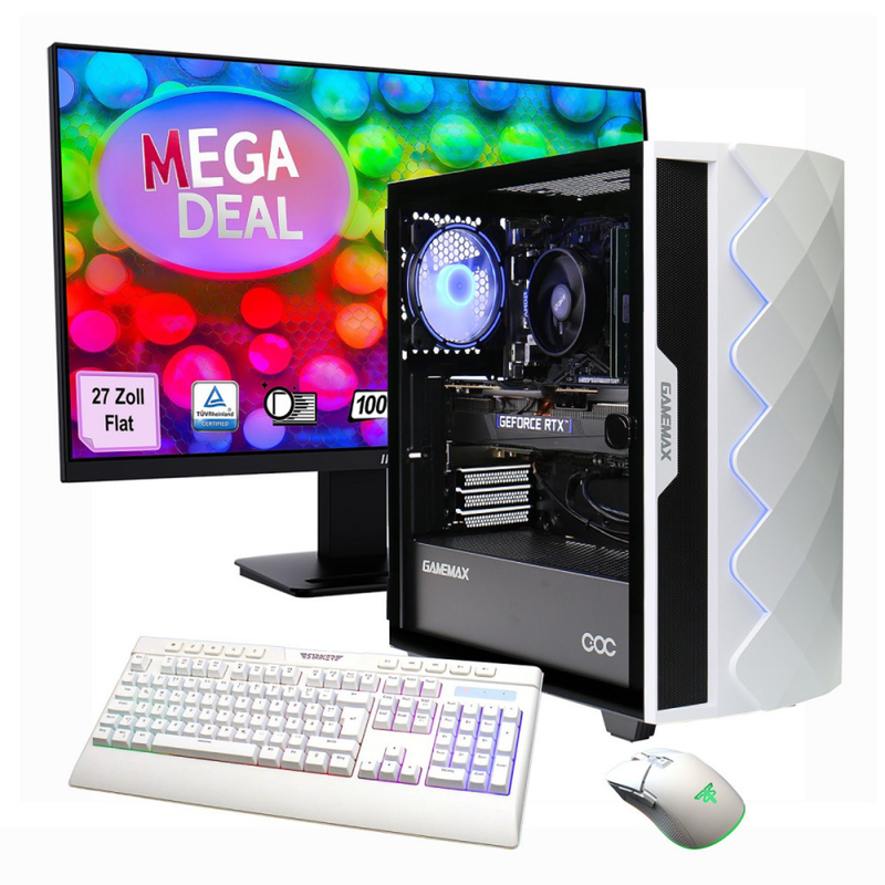 Hyrican Gaming-PC Bundle – Ryzen 7, 16 GB RAM, 1 TB Speicher