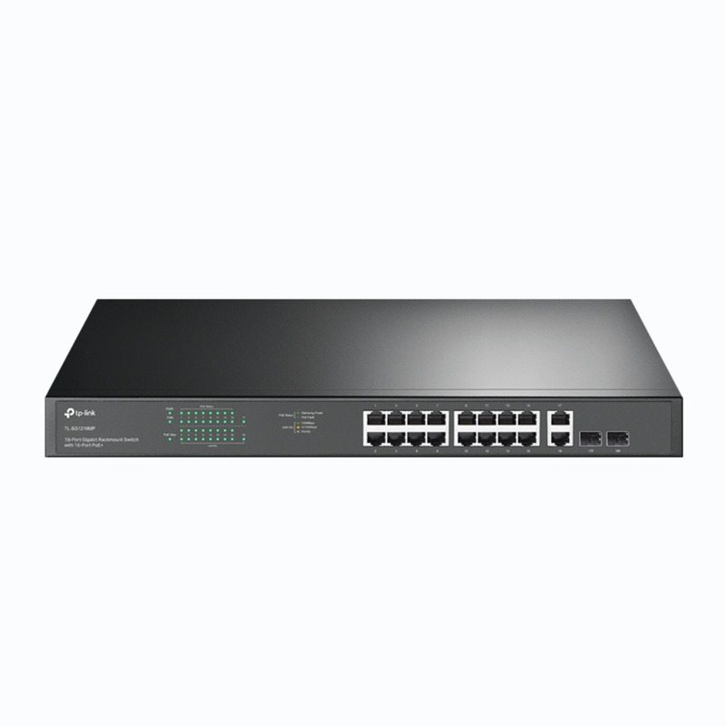 TP-Link JetStream Switch – 18 Anschlüsse, PoE+ Unterstützung