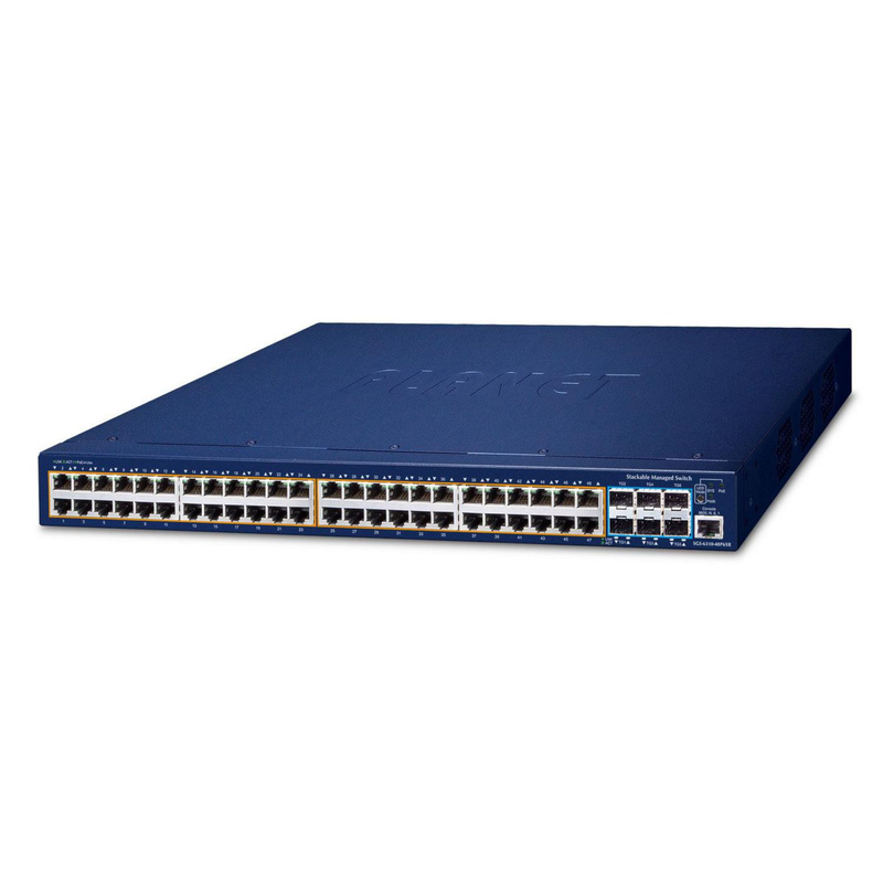 Planet Technology Netzwerk-Switch – 48 Ports, PoE+ Unterstützung