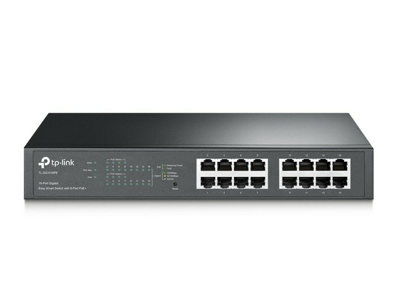 TP-LINK Netzwerk-Switch – 16 Ports, PoE für einfache Stromversorgung