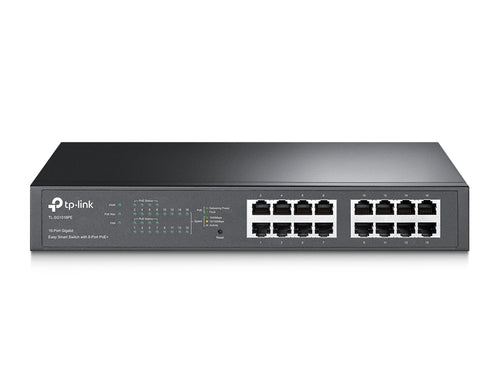 TP-Link 16-Port Netzwerk-Switch – 8x PoE für einfache Stromversorgung