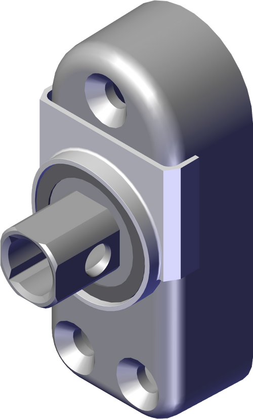 SimonsVoss Adapter für FSB Drücker – Einfache Montage, 9 mm