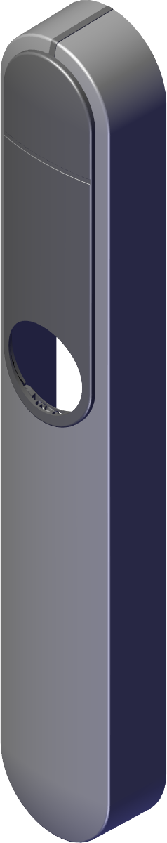 SimonsVoss Cover für Zutrittskontrolle – 42 mm, schwarzgrau