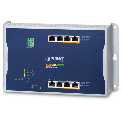 PLANET TECHNOLOGY Netzwerk-Switch – 4 Ports, IPv6/IPv4 Unterstützung