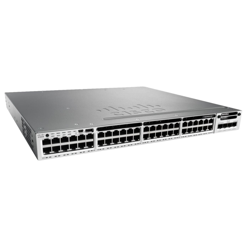 Cisco Netzwerk-Switch – 48 Anschlüsse, stapelbar